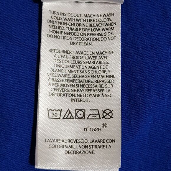 Authentic Vintage Polo Ralph Lauren Team USA Jersey T-Shirt Blue Flag Olympic MD - Picture 12 of 13